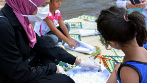 يوم ترفيهي ودعم نفسي للأطفال بعد تفجير بيروت في منطقة الكارنتينا