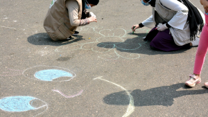 يوم ترفيهي ودعم نفسي للأطفال بعد تفجير بيروت في منطقة الكارنتينا