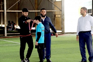 تتويج الفرق الفائزة بالمراكز الأولى بدوري الليغا الأول في أكاديمية الفرقان FFA