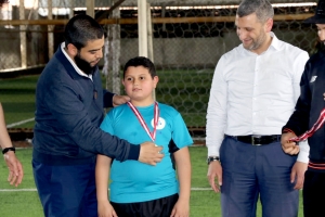 تتويج الفرق الفائزة بالمراكز الأولى بدوري الليغا الأول في أكاديمية الفرقان FFA