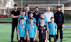 تتويج الفرق الفائزة بالمراكز الأولى بدوري الليغا الأول في أكاديمية الفرقان FFA