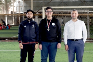 تتويج الفرق الفائزة بالمراكز الأولى بدوري الليغا الأول في أكاديمية الفرقان FFA