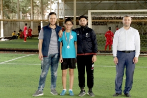 تتويج الفرق الفائزة بالمراكز الأولى بدوري الليغا الأول في أكاديمية الفرقان FFA