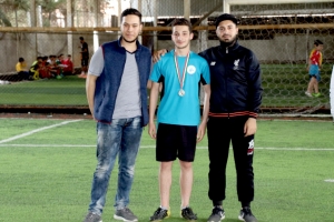 تتويج الفرق الفائزة بالمراكز الأولى بدوري الليغا الأول في أكاديمية الفرقان FFA