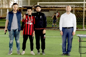 تتويج الفرق الفائزة بالمراكز الأولى بدوري الليغا الأول في أكاديمية الفرقان FFA