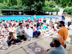 رحلة مائية إلى عيون السمك لطلاب عالم الفرقان في طرابلس