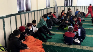 رحلة ثلجية لطلاب عالم الفرقان إلى جبال اللقلوق