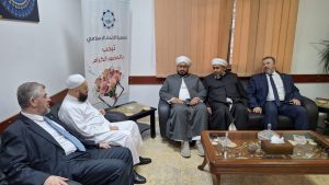 جلسة تعارف ونفحات إيمانية ومعارف حديثية مع فضيلة الشيخ المحدّث د. ضياء الدين المشهداني في دار الدعوة – بيروت