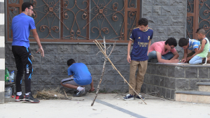 مبيت دعوي للشباب المشاركين في دورة "مهارات المسلم الجديد" في مسجد البيرة الأثري