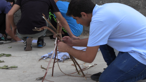 مبيت دعوي للشباب المشاركين في دورة "مهارات المسلم الجديد" في مسجد البيرة الأثري
