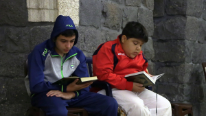 مبيت دعوي للشباب المشاركين في دورة "مهارات المسلم الجديد" في مسجد البيرة الأثري