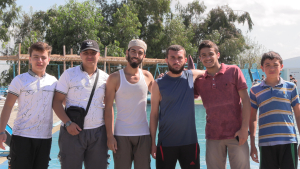 مبيت دعوي للشباب المشاركين في دورة "مهارات المسلم الجديد" في مسجد البيرة الأثري