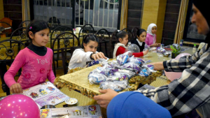 فرحة وأجر: إفطار جماعي لأبناء مؤسسة نماء في مطعم الصديق - طرابلس