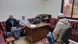 إجازة الشيخ علي عبود الحمادة بالقراءات العشر الكبرى في دار القرآن الكريم - بيروت