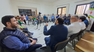 مجلس ختم وتسليم للإجازة للطالب الشاب عبد الله الأشرفي