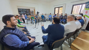 مجلس ختم وتسليم للإجازة للطالب الشاب عبد الله الأشرفي