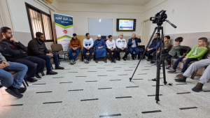 مجلس ختم وتسليم للإجازة للطالب الشاب عبد الله الأشرفي