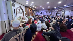 مجلس ختم وتسليم للإجازة بقراءتَي ابن كثير وأبي جعفر للطالب بلال الأشقر في صيدا