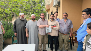 مجلس ختم وتسليم الإجازة للطالب يحيى مصطفى حسن برواية حفص عن عاصم
