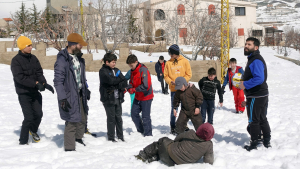 رحلة ثلجية إلى جبال اللقلوق لطلاب عالم الفرقان في طرابلس