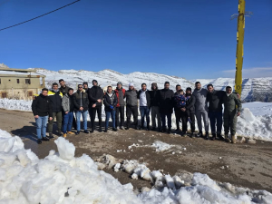 رحلة شبابية ثلجية إلى جبال اللقلوق