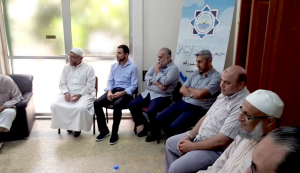 لقاء أدبي علمي جمع د. حسّان الطيّان مع عدد من طلاب العلم وأساتذة اللغة العربية ومحبّيها