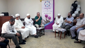 لقاء أدبي علمي جمع د. حسّان الطيّان مع عدد من طلاب العلم وأساتذة اللغة العربية ومحبّيها