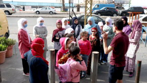 معالم صيدا القديمة.. رحلة لفتيات عالم الفرقان إلى تاريخ المدينة ومعالمها الأثرية