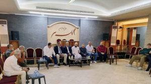 استقبال وفود المهنّئين والمهنّئات بعيد الفطر المبارك