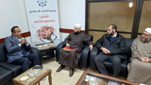 رئيس جمعية الاتحاد الإسلامي يستقبل النائب نبيل بدر في بيروت