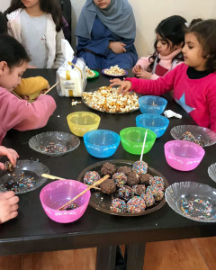سيبانة رمضان مع عالم الفرقان - نشاط تفاعلي لفتيات عالم الفرقان في صيدا