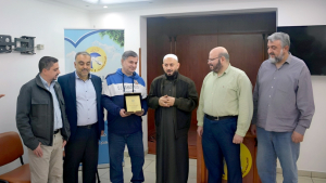 تكريم الدكتور كريم الأغرّ لحصوله شهادتَيْ دكتوراه في الدراسات الإسلامية
