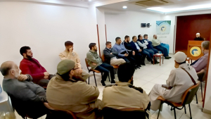 تكريم الدكتور كريم الأغرّ لحصوله شهادتَيْ دكتوراه في الدراسات الإسلامية