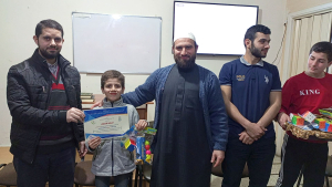 لقاء تكريمي لطلاب حلقة سيدنا زيد بن ثابت رضي الله عنه (المتميزون) في طرابلس