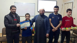 لقاء تكريمي لطلاب حلقة سيدنا زيد بن ثابت رضي الله عنه (المتميزون) في طرابلس