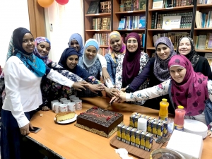 احتفال للمهتديات بمناسبة عيد الأضحى، في المنتدى للتعريف بالإسلام