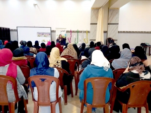 على خطاك حتى نلقاك.. محاضرة ألقتها أ. إيمان الأمين في طرابلس