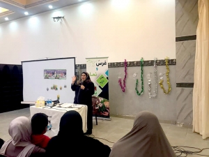 على خطاك حتى نلقاك.. محاضرة ألقتها أ. إيمان الأمين في طرابلس