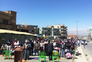 مسؤول الجمعية في البقاع يخطب الجمعة بالمعتصمين المطالبين بالعفو العام