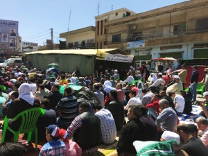 مسؤول الجمعية في البقاع يخطب الجمعة بالمعتصمين المطالبين بالعفو العام