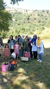 رحلة ترفيهية للمهتديات في المنتدى للتعريف بالإسلام إلى غابة الشبانية