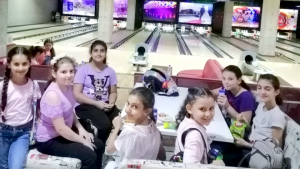 رحلة مائية لطالبات نادي الفرقان الصيفي في طرابلس