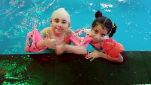 رحلة مائية لطالبات نادي الفرقان الصيفي في طرابلس