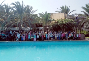 رحلة لطالبات عالم الفرقان في طرابلس إلى "مسبح الكمال"