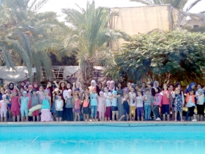 رحلة لطالبات عالم الفرقان في طرابلس إلى "مسبح الكمال"