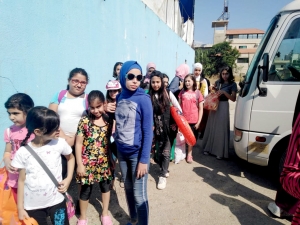 رحلة لطالبات عالم الفرقان في طرابلس إلى "مسبح الكمال"