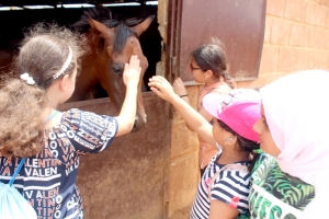 ركوب خيل ورحلة بحرية.. النشاط الثاني لدورة فتيات الفرقان في طرابلس