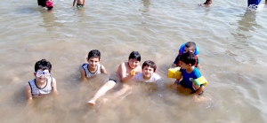 رحلة مائية لطلاب #عالم_الفرقان في طرابلس إلى شاطئ المنية