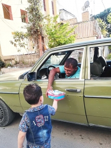 إفطار وملابس العيد لأبناء مؤسسة نماء في صيدا