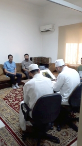 دار القرآن الكريم تجيز الأخوين محمد أحمد منير سخيطة ويحيى عبد الكريم حفار بالقراءات العشر من طريق الشاطبية والدرة